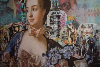 Madam Nalaine Canvas Art with unique imagery.