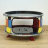 B_u_e Home Decor Coffee Table made from upcycled oil barrel