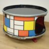 B_u_e Home Decor Coffee Table made from upcycled oil barrel