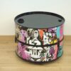 US_q87RR Home Decor Coffee Table made from upcycled oil barrel