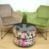 US_q87RR Home Decor Coffee Table made from upcycled oil barrel
