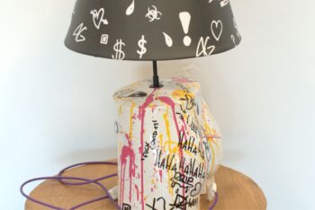 Home decor Mini Mannequin Lamp with unique art inspired design