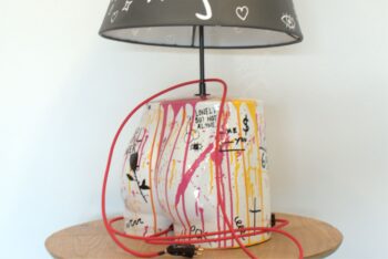 Home decor Mini Mannequin Lamp with unique art inspired design