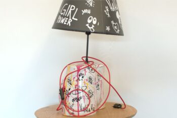 Home decor Mini Mannequin Lamp with unique art inspired design