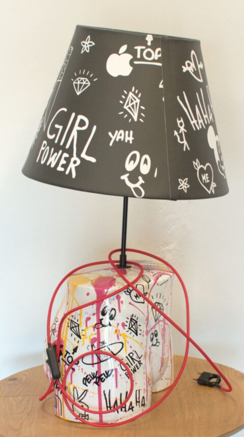 Home decor Mini Mannequin Lamp with unique art inspired design