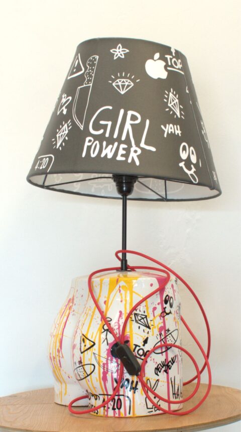Home decor Mini Mannequin Lamp with unique art inspired design