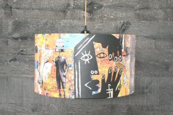 Home decor lampshade with unique art inspired design thumbnail