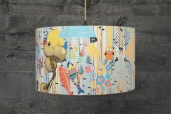 Home decor lampshade with unique art inspired design thumbnail