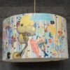 Home decor lampshade with unique art inspired design