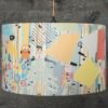 Home decor lampshade with unique art inspired design