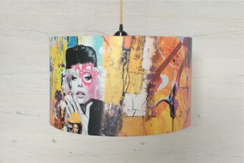 Home decor lampshade with unique art inspired design thumbnail