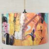 Home decor lampshade with unique art inspired design
