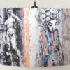 Home decor lampshade with unique art inspired design