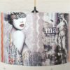 Home decor lampshade with unique art inspired design