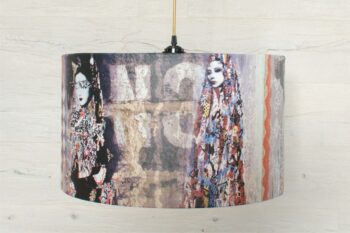 Home decor lampshade with unique art inspired design thumbnail