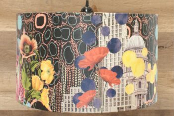 Home decor lampshade with unique art inspired design