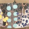 Home decor lampshade with unique art inspired design