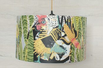 Home decor lampshade with unique art inspired design thumbnail