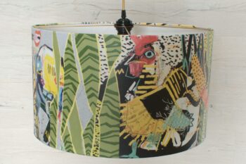 Home decor lampshade with unique art inspired design