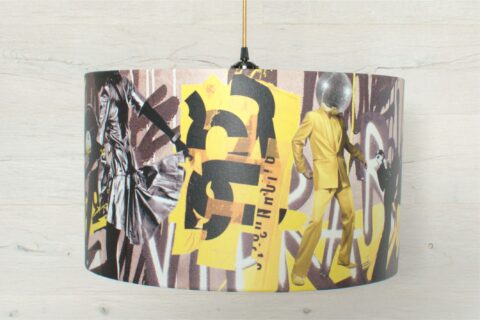 Home decor lampshade with unique art inspired design